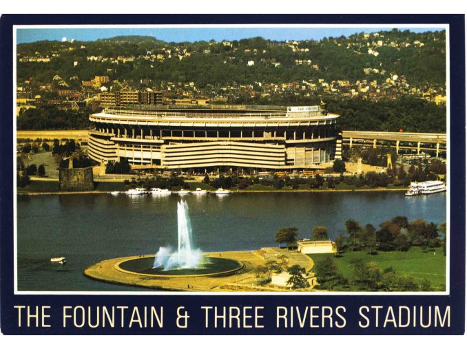 Pohlednice stadion , The fountain, Three Rivers Stadium , 218 (1)