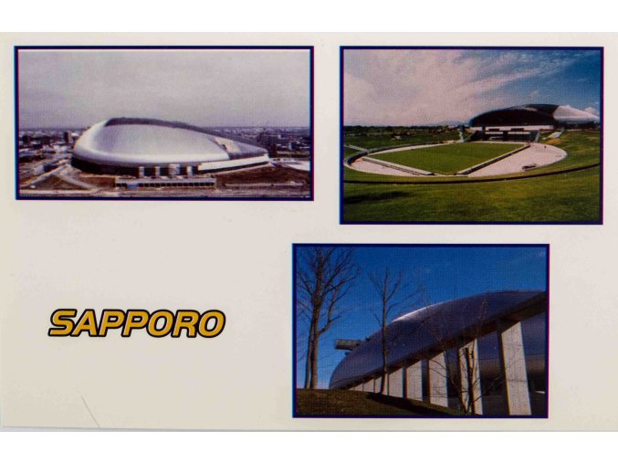 Pohlednice stadion, Sapporo Dome, 2001 (1)