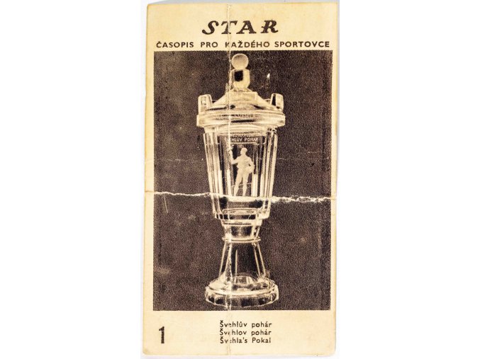 Kartička z časopisu STAR, 1, Švehlův pohár (2)