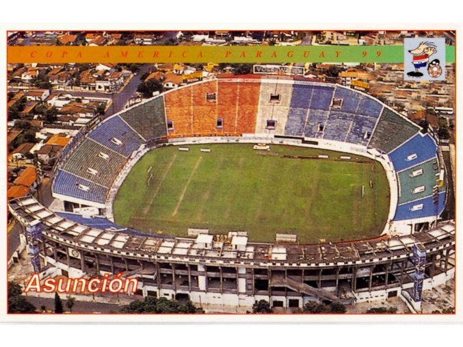 Pohlednice stadion, Copa America, Paraguay, Asunción, 1999 II (1)
