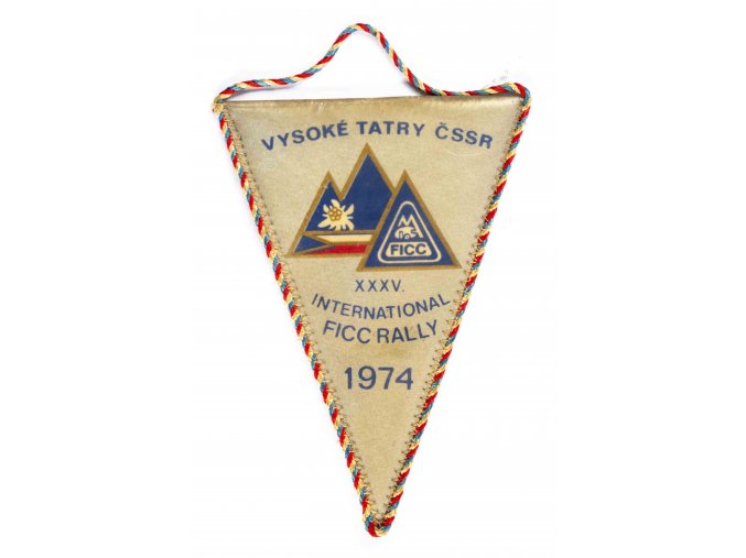 Vlajka klubová, Vysoké Tatry, Internacional FICC Rally, 1974 (1)