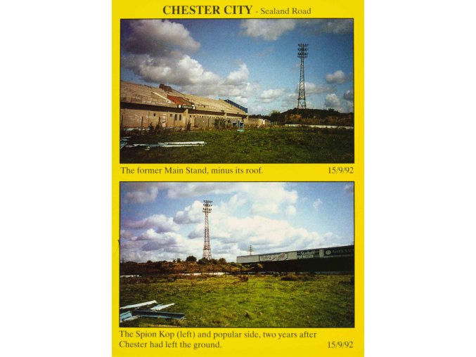 Pohlednice stadion, Chester City Sealand Road (1)