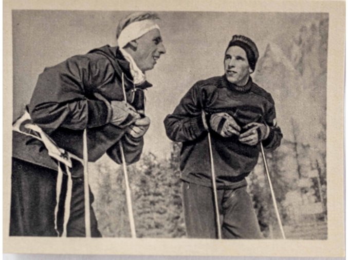 Kartička Olympia, Cortina d'Ampezzo, Rochus Wagner, 1956 , 54 (1)