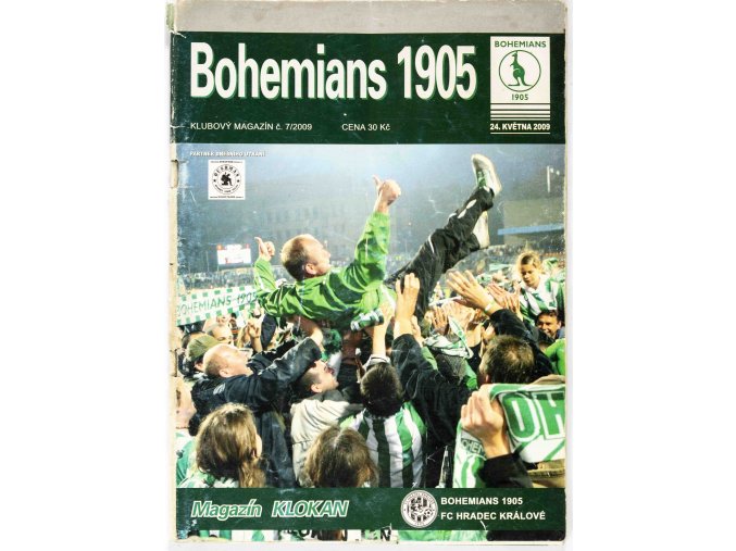 Program Klokan 1905, Bohemians 1905 v. FC Hradec Králové, 72009