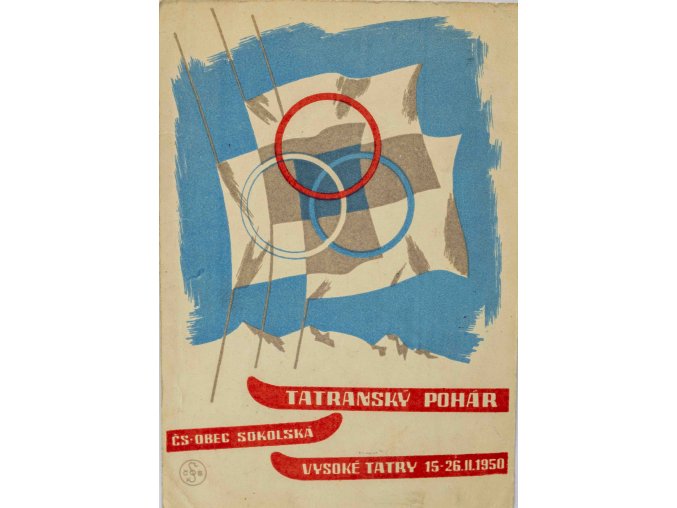 Korespondenční lístek, Tatranský pohár, 1950 (1)