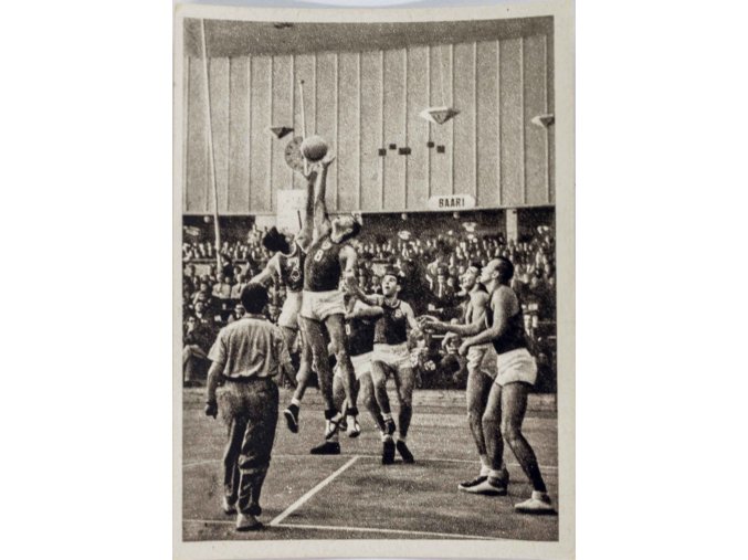 Kartička Olympia, Helsinky, 1952 , Basketballturnier, 72 (1)