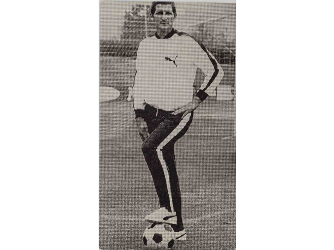 Sběratelská karta, fotbal, Frans Korver, MVV, 1970 (1)