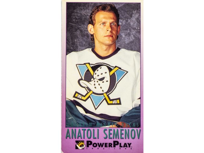Hokejová kartička, Anatolii Semenov, 1993 (1)