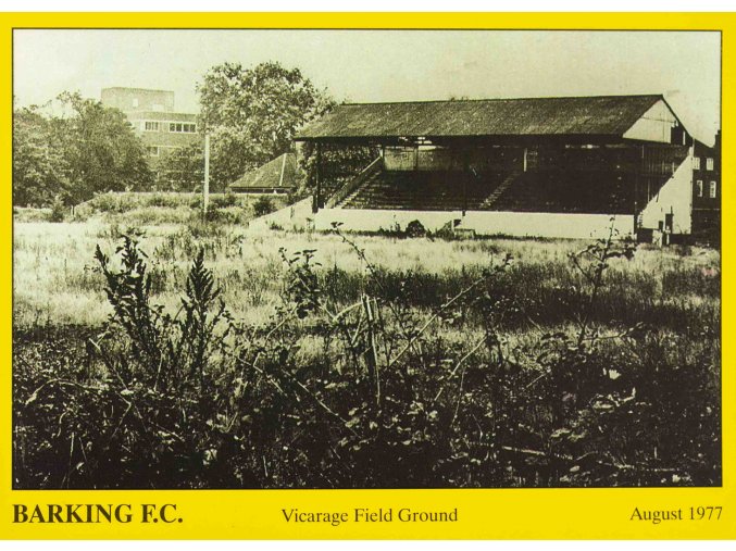 Pohlednice stadion, Barking FC, Vicarage Field Ground (1)