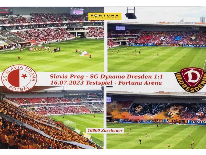 Fotografie stadion, Slavia Prag v. Dynamo Dresden, 2023 2