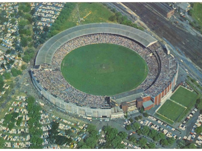 Pohlednice stadion, Aerial View of Mellbourne Cricket Ground (1)