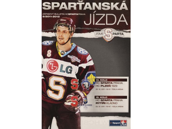 Program hokej, Sparťanská jízda, HC Sparta v. Plzeň, Kladno, 6 201112