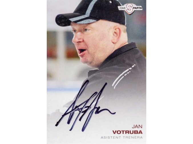 Fotografie, Jan Votruba, HC Sparta, autogram