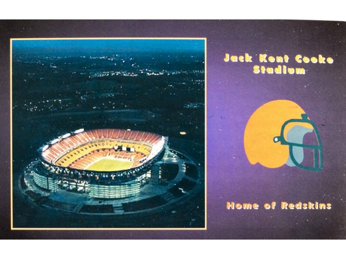 Pohlednice stadion, Jack Kent Cooke Stadium, Home of Redskins (1)