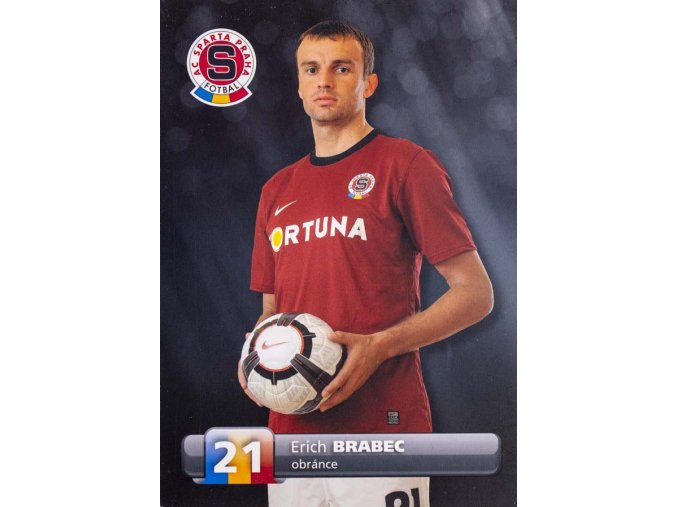 Podpisová karta, Erich Brabec, Sparta Praha (1)