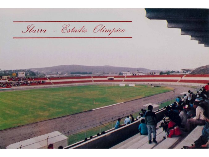 Pohlednice stadion, Ibarra Ecuador, Estadio Olimpico (1)