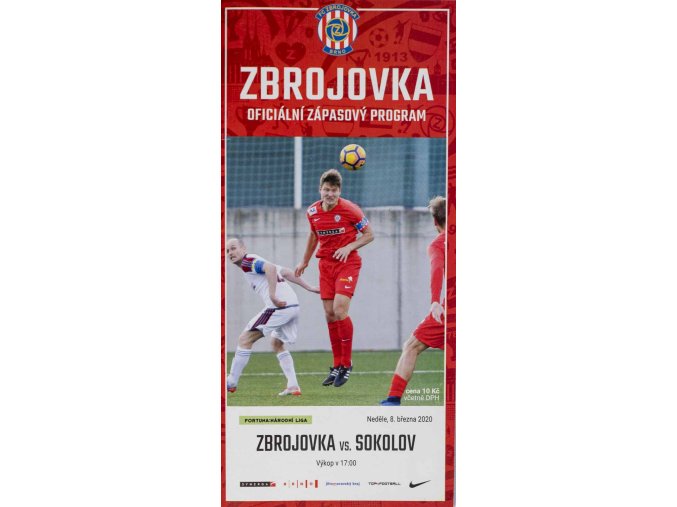 Program Zbrojovka Brno v. Sokolov, 2020