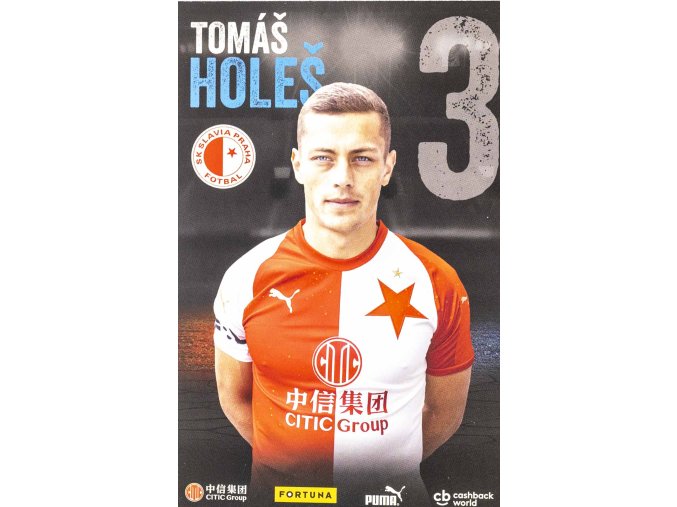 Podpisová karta, Tomáš Holeš, SK Slavia Praha (1)