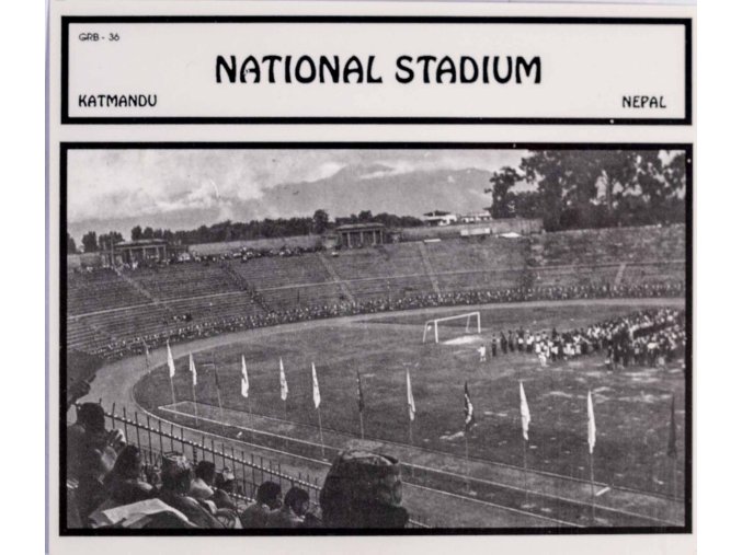Pohlednice stadion, National Stadium, Katmandu