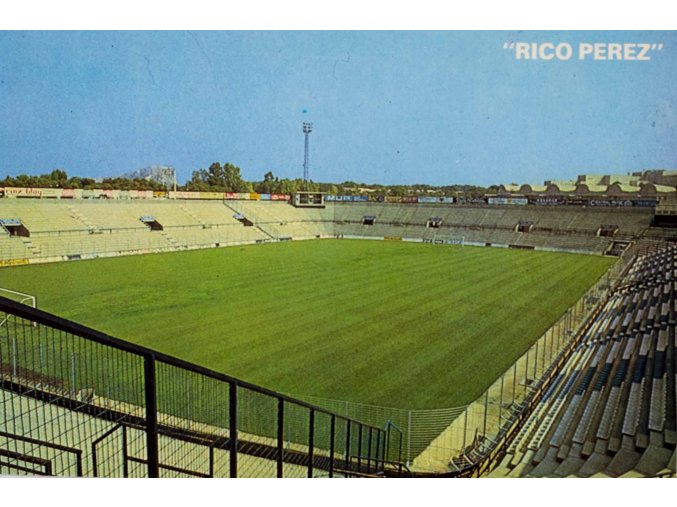 Pohlednice stadion, Rico Perez, Alicante (1)