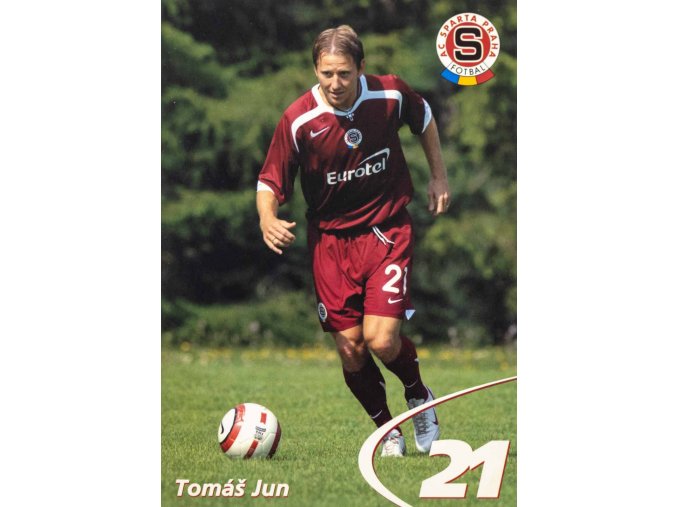 Podpisová karta, Tomáš Jun #21, Sparta Praha (1)
