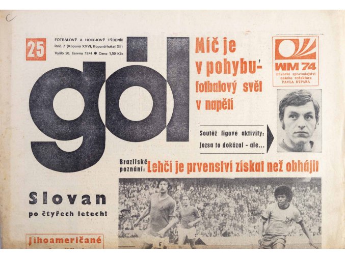 GÓL. Fotbalový a hokejový týdeník, 726121974 č. 25