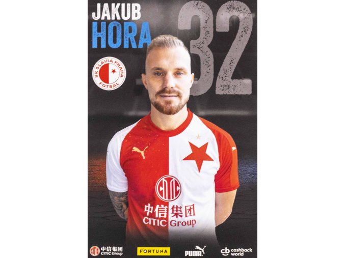 Podpisová karta, Jakub Hora #32, SK Slavia Praha (1)