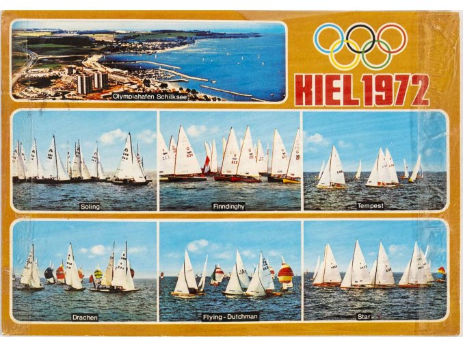 Pohlednice Stadion, Olympic, Kiel, 1972 (1)