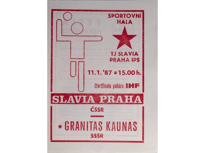 Program házená Slavia vs. Kaunas, 19870DSC 4355