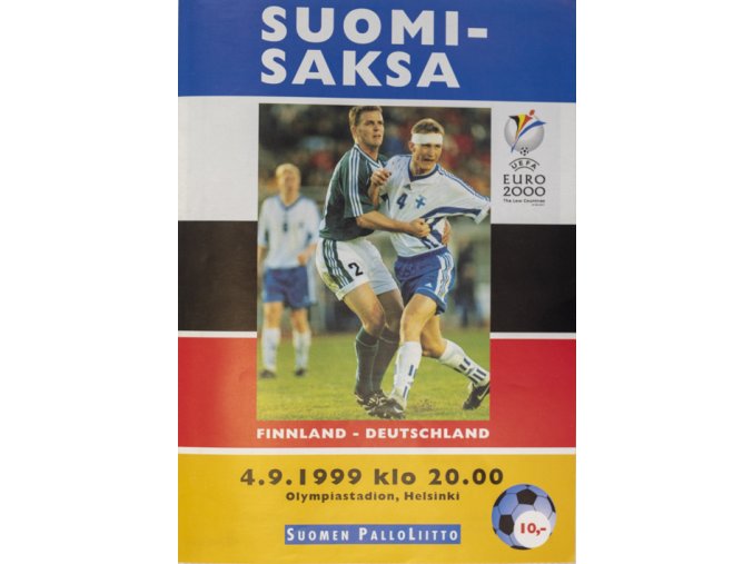 program finland vs deutscheland qeuro 2000 1999Program Finland vs. Deutscheland, QEuro 2000, 1999