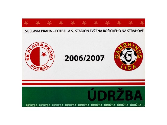 Karta údržba sezona 20062007Karta údržba sezona 20062007 (2)