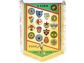 Vlajka I. liga fotbalu 19871988, velká