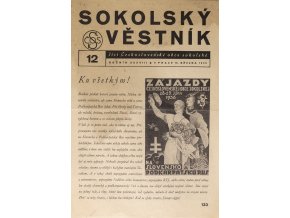 Věstník sokolský, 193612