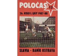 POLOČAS SLAVIA Praha vs. Baník Ostrava 1987 88