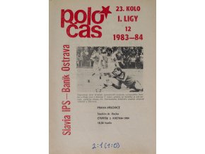 POLOČAS SLAVIA Praha vs. Baník Ostrava 1983 84