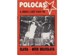 POLOČAS SLAVIA vs. INTER Bratislava 1989 90
