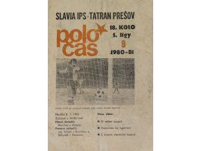 POLOČAS SLAVIA IPS vs. Tatran Prešov 1980 81