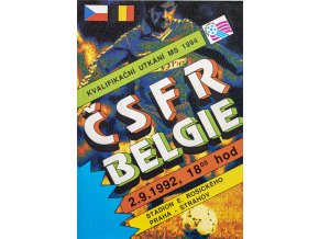 Program ČSFR vs. Belgie, 1994