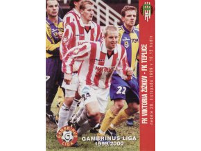 Program FK Viktoria Žižkov vs. FK Teplice, 1999