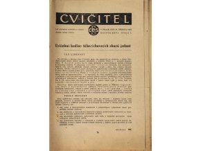 Sokol, Cvičitel, Ročník XXVI, Číslo 7, 1950