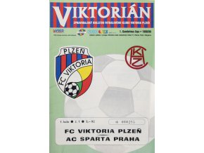 Program FK Viktoria Plzeň v. AC Sparta Praha, 1998