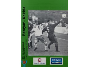 Program fotbal, Foroyar v.Kekkia, 1997