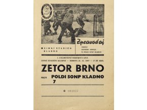 Program hokej, Zetor Brno v. Poldi SONP Kladno, 1987