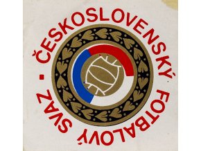 Samolepka Československý fotbalový svaz