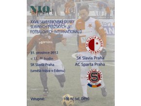 Vstupenka fotbal SK Slavia Praha vs. AC SPARTA Praha, Silvestrovské Derby2012