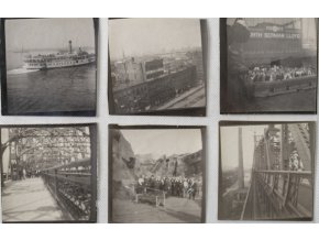 Soubor fotografií, SOKOL, z cesty do New Yorku, 1908 (1)