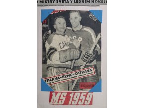 Soubor výstřižků z novin a časopisů, MS hokej 1959 (1)