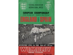 Program England v.Spain, 1968 (1)