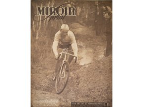 Noviny Le Miroir print, 1947, Tour de France cyclo cross (1)