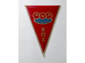 Klubová vlajka DUKLA PRAHA BOX 1977